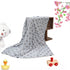 Florida All Season AC Baby Blanket Swaddler Wrapper Flannel Soft and Comfortable for 0-5 Years Baby Girls and Boys with Monkey Print - Grey